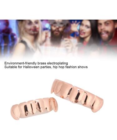 Verdant Touch Hip Hop Teeth Decoration - Brass Set for Halloween Party - Unique Decorative Teeth Accessories - Buy Online on GoSupps.com