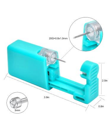 14PCS Nose Piercing Kit 20G Needles with Gun, Stainless Steel Nose Studs and Jewelry - Buy Online on GoSupps.com