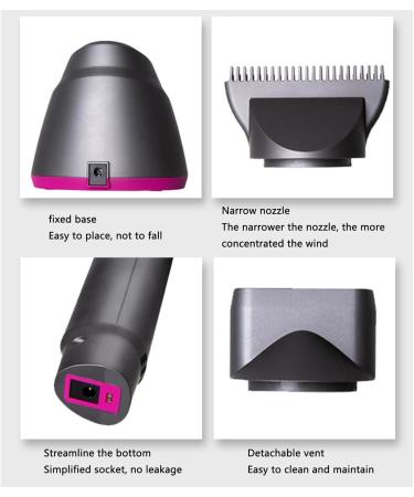 Hair Dryer Hairdryer Hairdryers for Women Cordless Travel Blow Dryer Hair Dryers Lightweight Hot and Cold Wind Wireless for Dormitory High Power Rechargeable Portable (262X123cm grey) 262X123cm Grey - Buy Online on GoSupps.com