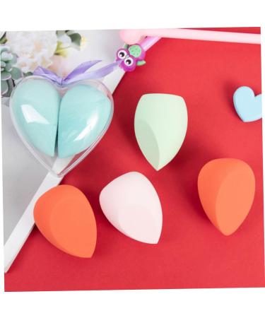 DOITOOL 3 Boxes Heart-shaped Makeup Sponge Beauty Sponges Face Powder Sponge Powder Puff Applicator Makeup Powder Puffs Blending Sponge Tool Travel So Soft Cream Hydrophilic Polyurethane 9x6cm As Shown - Buy Online on GoSupps.com