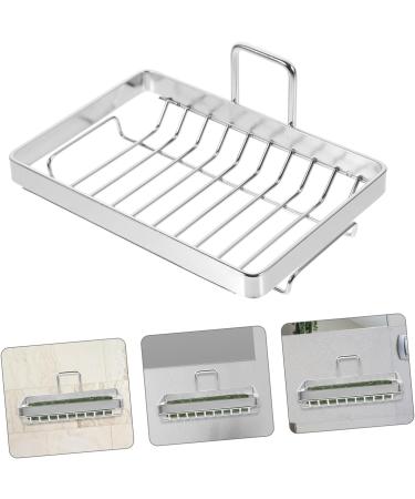 Ciieeo 5pcs Soap Box Soap Dish Organizer Soap Plate Bar Soap Dish Soap Draining Racks Wall Soap Holder Sponge Soap Rack Bathroom Soap Dish Soap Dish Holder Stainless Steel Metal - Buy Online on GoSupps.com