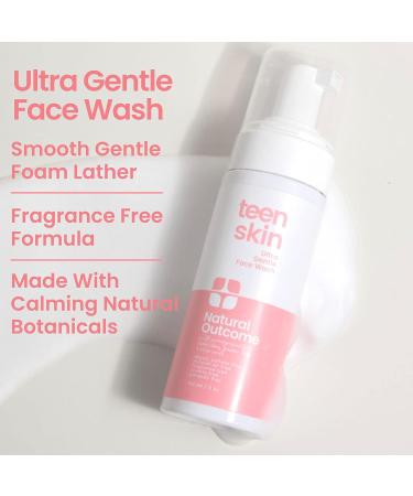Teen Skin Face Wash Duo - Gentle Daily Foaming Face Wash for Boys & Girls | Non-toxic Ingredients | Prevent Acne | 2 x 5 oz Bottles - Buy Online on GoSupps.com