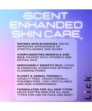 LICK Coconut Scented Body Oil - Moisturizing & Hydrating Vitamin E Infused Body Oil Gel for Women - Soothing Aromatherapy & Antioxidant Protection - Buy Online on GoSupps.com