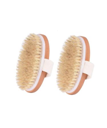 AnSafe Shaving Brush Wooden Handle Foam Soap Beard Brush Cleaning Hairstyle Bathroom Shaving Brush Set of 2