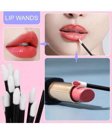 Buy KINGMAS 500 Pack Lip Wands - Disposable Lip Brushes & Applicators for Makeup | International Shipping Available - Buy Online on GoSupps.com