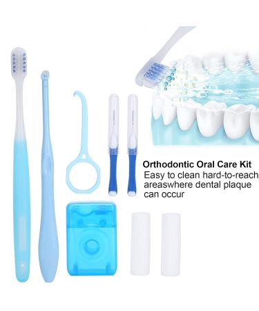 Portable Oral Care Kit for Braces Interdental Brush & Orthodontic Wax Tools for Effective Cleaning - Buy Online on GoSupps.com