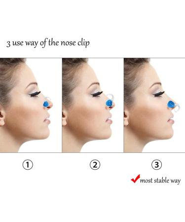 BRBD Waterproof Silicone Swimming Nose Clip Plugs for Adults & Children 7+ - 12 Pack - Buy Online on GoSupps.com