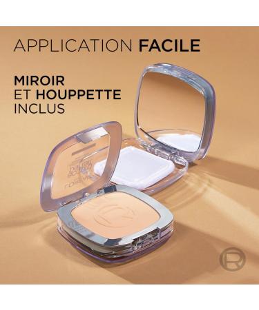 L'Or al Paris - Benefiting Perfecting Melting Powder - Enriched with Mineral Pigments & Hyaluronic Acid - All Skin Types - Perfect Match - Shade: Golden Beige (3.D) - 9g - Buy Online on GoSupps.com
