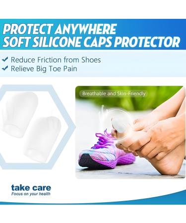 30 Pcs Silicone Anti-Friction Toe Protectors with Breathable Holes - Protect Toenails, Corns, Blisters, Hammer Toes - Men and Women - Buy Online on GoSupps.com
