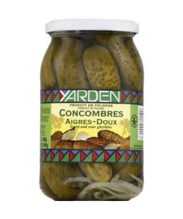 Yarden Sweet sour cucumber hide - The jar of 860 g