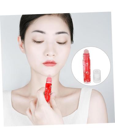SOESFOUFU Fruit Flavored Roll Lip Oil Moisturizing Lip Balm Roller with Avocado Extracts for Teens and Party Favors Easy Application Hydrating Glossy Finish Strawberry - Buy Online on GoSupps.com