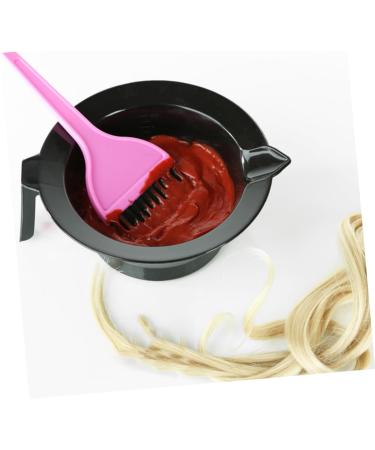 Bol De Teinture Pour Cheveux 4 Pcs En Plastique Noir Poign e Anti-statique Pour Salon Professionnel Et Usage Personnel - Buy Online on GoSupps.com