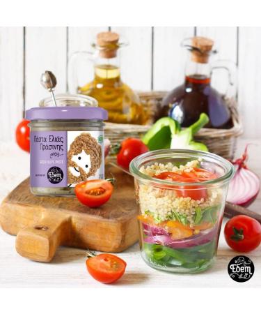 Edem Green Olive Tapenade Spread - Dairy & Gluten Free, Healthy Olive Paste - 4.8oz Jar - Buy Online on GoSupps.com