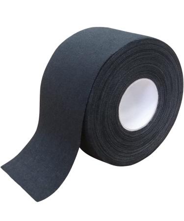 15Yd x 1.5" Meister Premium Athletic Trainer's Tape for Sports and Medical (50% Longer) - Black - 1 Roll Black 1.5x540 Inch (Pack of 1)