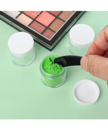 30 Pieces Mini Cosmetic Glass Containers Set - 10ml Lip Balm Jars with Lids & Spatulas Travel Sample Storage for Creams & Nail Art - White - Buy Online on GoSupps.com