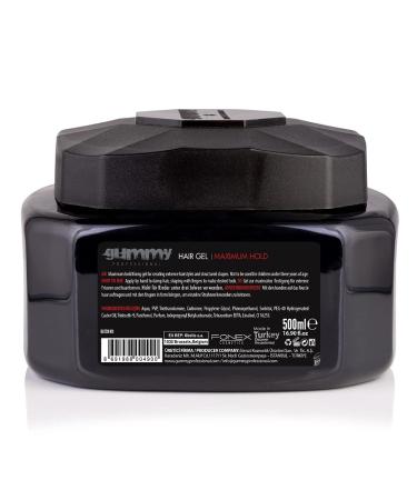 Rubber Maximum Hold Hair Gel - 500ml | Paraben & Alcohol-Free | Dream Hairstyle with Irresistible Hold & Shine | International Shipping Available - Buy Online on GoSupps.com