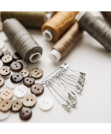 1000Pcs 1.1 Inch Rust-Resistant Steel Safety Pins - Bulk Small Sewing Pins for Clothes, Crafts, Home & Office Use - Buy Online on GoSupps.com