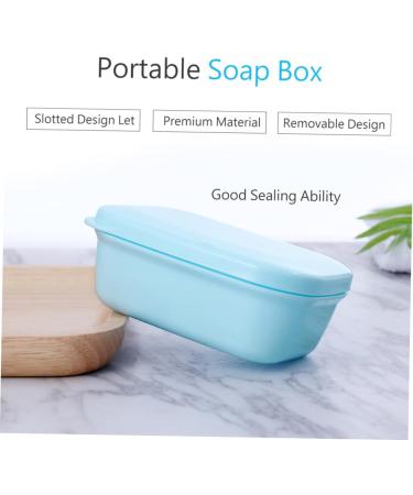 Ciieeo 6 Pcs Bathroom Soap Holder Soap Dish with Drain Soap Storage Case Soap Container Sponge Soap Shower Soap Holder Soap Dish for Shower Soap Case Storage Box Travel Rectangle - Buy Online on GoSupps.com