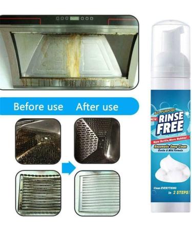 Powerful Rinse-Free Bubble Cleaner All Purpose Bubble Cleaner Kitchen Deep Cleaning Spray Powerful Stain Removal Kit Kitchen For Car and House Bathroom 3.52 oz (pack of 1) - Buy Online on GoSupps.com