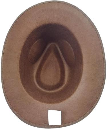 Nicky Bigs Novelties Mens Adventurer Explorer Fedora Hat - Brown, One Size - Buy Online on GoSupps.com