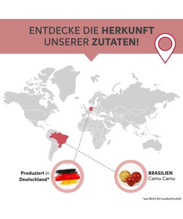  eltabia Camu Camu Powder 500g highly concentrated with natural vitamin C from Brazil | 100% raw food-grade additive-free - Buy Online on GoSupps.com