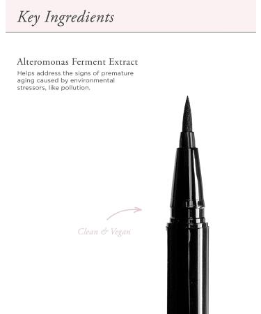 R MINERALS On Point Waterproof Liquid Eyeliner Pen - .02 fl. oz. | Long-Lasting Precision Eyeliner - Buy Online on GoSupps.com