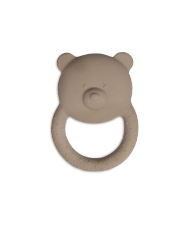 Jollein 101-001-67008 rubber teething ring made of natural rubber teddy bear biscuit Biscuit 1 piece (1 pack) Teddy Bear
