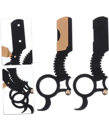 Angoily Stainless Steel Razor Holder for Men - Classic Wearable Shaver Ring for Beard Grooming - Buy Online on GoSupps.com