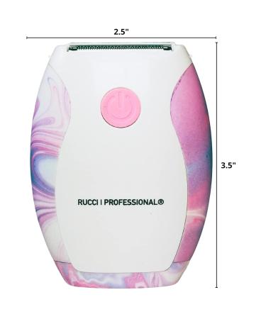 RUCCI Water-Repellent Marble Razor for Hair Removal on Wet & Dry Skin - Pink (HR101) - Buy Online on GoSupps.com