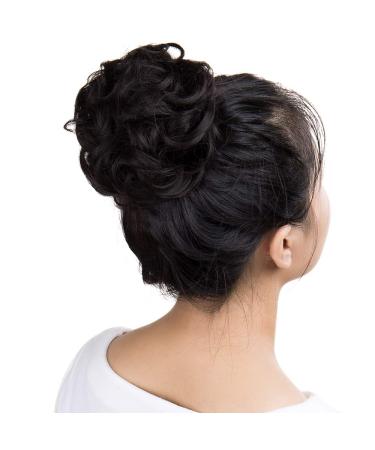 Buy SEGO Hair Extensions - Medium Brown Wavy Hair Tie Updo Bun (30g) | Realistic Look International Shipping - Buy Online on GoSupps.com