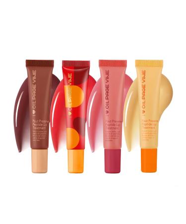 Lip Butter Balm Plumps Lips, Blurs Lip Wrinkles, Overnight Moisturizing Lip Mask, Fruit Lip Butter, 12 Hours, Long Lasting Hydration for Dry Lips Care