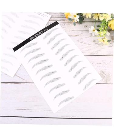 Beavorty 6 Sheets Pairs Beauty Eyebrow Stickers Eyebrow Transfer Simulation Eyebrow Hair 6d Makeup Tools - Buy Online on GoSupps.com