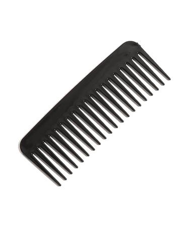 Luoshapucy hair crest wide tooth comb antistatic hair rough comb hair comb women hairdresser styling comb for men and women men (black)