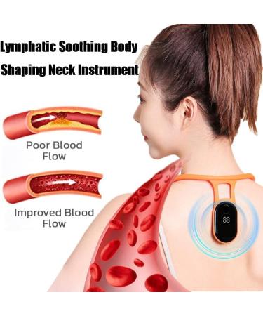 NeckEase Ultrasound Lymphatic Massage Device - Soothing Neck Instrument for Pain Relief | Black - Buy Online on GoSupps.com