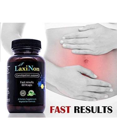 Natural Herbal Laxative for Constipation Relief - 60 Veg Caps | Safe & Gentle Formula for Adults - Buy Online on GoSupps.com