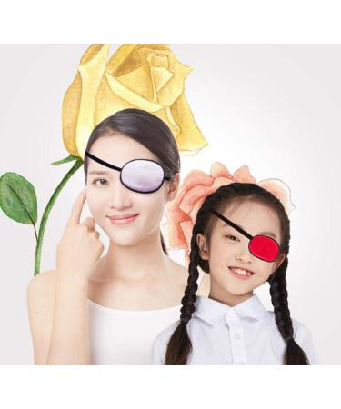 Shop Adjustable Strabismus Silk Eye Patch for Adults & Kids Breathable Lazy Eye Mask in Silver Gray - Buy Online on GoSupps.com