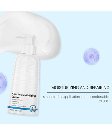 Women's Keratin Revitalizing Cream - Leave-in Smoothing Treatment for Dry Damaged and Frizzy Hair - Intense Hydration and Shine - Detangling and Anti-Frizz Treatment (1) - Buy Online on GoSupps.com