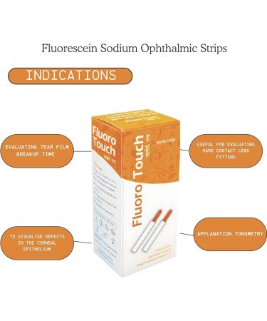 Ophthalmic Fluoro Touch Strips - 100 Packs | KASHSURG International Shipping Available - Buy Online on GoSupps.com
