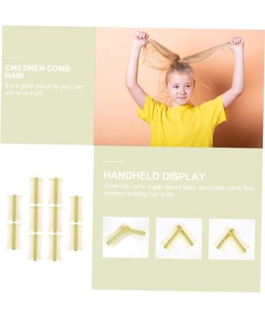OUNONA 10pi ces Peigne Antipelliculaire Dents Fines Pour Coiffure Outil De Soins Capillaires Portable Et Pratique - Buy Online on GoSupps.com