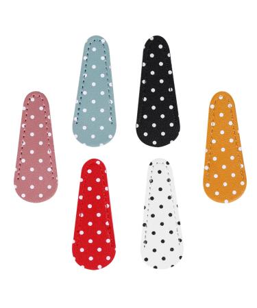FRCOLOR tui En Cuir Pour Ciseaux De S curit Lot De 6 L ger Et Portable Pour Passionn s De Couture