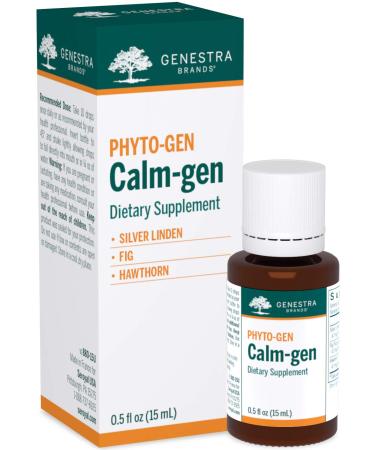 Genestra Brands Calm-gen | Silver Linden, Fig, and Hawthorn Herbal Supplement | 0.5 fl. oz.