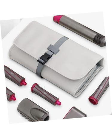 Healeved Multifunctional Storage Bag Organizer Bags for Travel Folding Comb Men Hair Blow Dryer Grey Leather - Buy Online on GoSupps.com