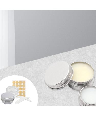 Mini Cosmetic Jars Travel Sample Box with Cowhide Sticker and Spoon (5g) - Buy Online on GoSupps.com