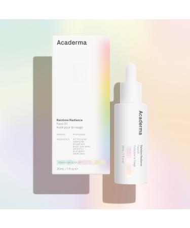 Acaderma Rainbow Radiance Face Oil Anti-aging Facial Treatment 1 fl oz
