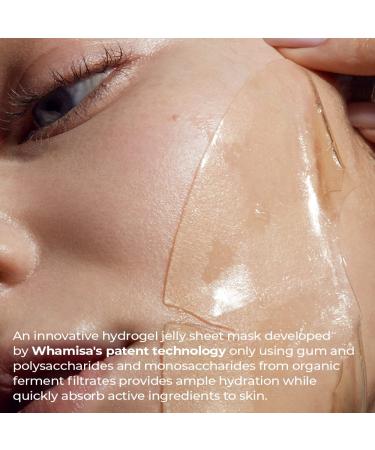 Whamisa Organic Seed Hydrogel Mask Set (5EA) - Rejuvenate Your Skin with All-Natural Hydration | International Shipping Available - Buy Online on GoSupps.com