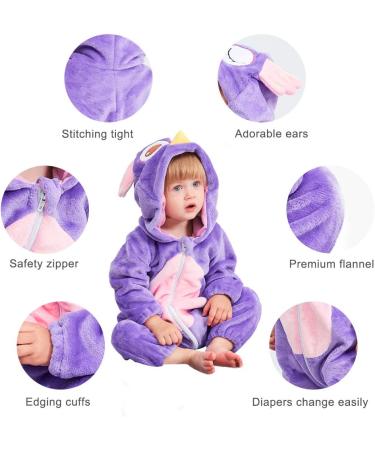 COOKY.D Unisex Winter Hooded Romper Jumpsuit 18-24 Months Owl Design - Buy Online on GoSupps.com