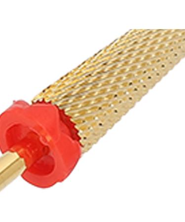 Nail Grinding Head Ultra Long Golden Cone Quick Grinding Multi-function Manicure Drill for Salon (132#-F) - Buy Online on GoSupps.com