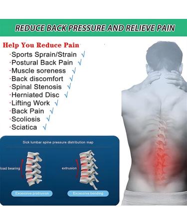 Breathable Adjustable Back Brace | Lumbar Support Belt for Sciatica & Herniated Disc - Small Gray | Pain Relief & Fitness Aid - Buy Online on GoSupps.com