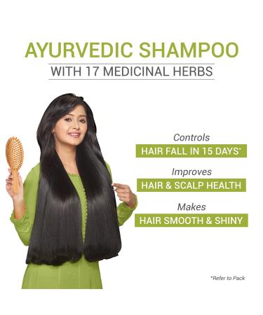 Sesa Ayurvedic Medicinal Shampoo for Hair Fall Control & Growth Bhringraj & 16 Herbs 200ml - Paraben-Free, All Hair Types - Buy Online on GoSupps.com