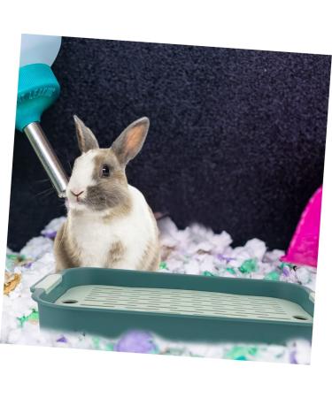 ROMISBABA 2pcs Box Rabbit Toilet Bunny Litter Toilet Hamster Bedding Pet Litter Pan Trainer Hamster Toilet Pp 27X18.8X4CM As Shown 3 - Buy Online on GoSupps.com
